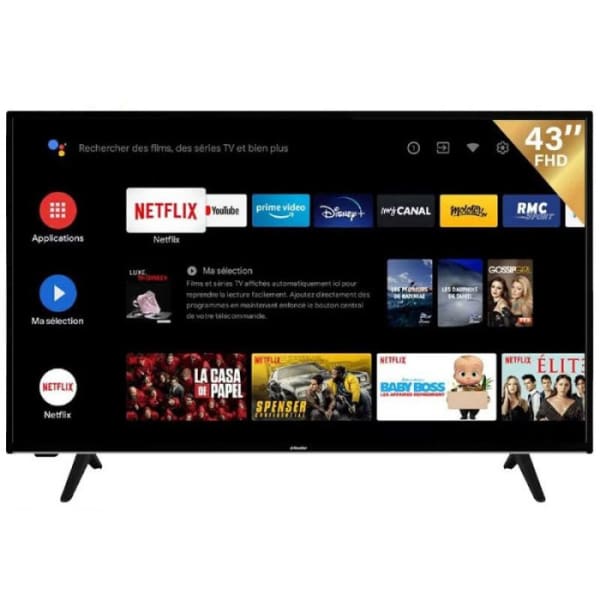 Téléviseur NEWSTAR 43p Full HD Smart & Récepteur intégré (43-553S) Téléviseur NEWSTAR 43p Full HD Smart & Récepteur intégré (43-553S)
